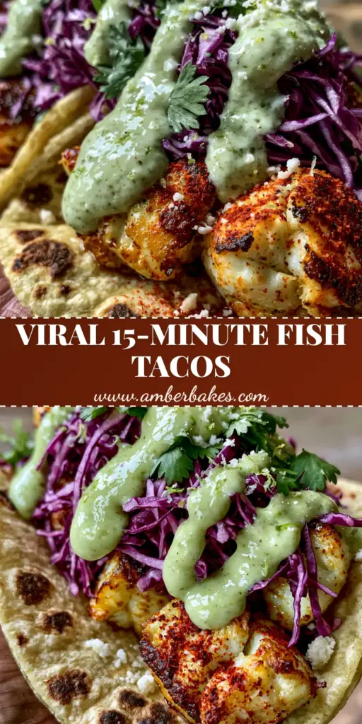 Extreme close-up of three gourmet fish tacos held in a rustic hand featuring charred corn tortillas and flaky seared white fish. (fish tacos recipe)